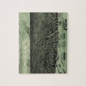 Puzzle Carte imagée vintage de Detroit Michigan (1889) (Vertical)