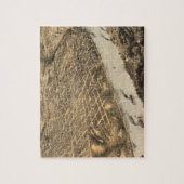 Puzzle Carte imagée vintage de Kansas City (1869) (Vertical)