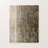 Puzzle Carte imagée vintage de Kennebunk Maine (1895) (Vertical)