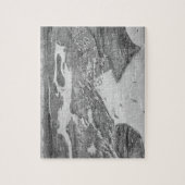 Puzzle Carte imagée vintage de Seattle (1908) (Vertical)