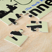 Puzzle Carte Infographique des parcs nationaux du Minneso (Côté)