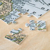 PUZZLE CARTE : L'ASIE DE L'EST, 1907 (Côté)