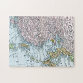 PUZZLE CARTE : L'ASIE DE L'EST, 1907 (Horizontal)