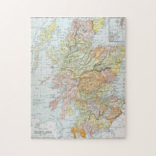 PUZZLE CARTE : L'ECOSSE