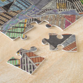 Puzzle Carte moderne de New York I (Côté)