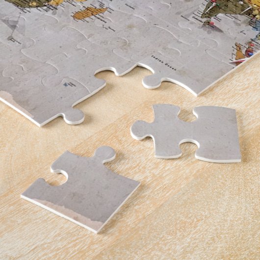 Puzzle carte mondiale (Côté)