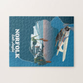 Puzzle Carte Norfolk East Anglia (Horizontal)