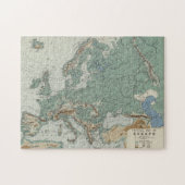 Puzzle Carte physique de l'Europe (Horizontal)