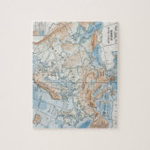 Puzzle Carte physique de l'Europe (1916) (Vertical)