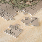 Puzzle Carte physique vintage de l'Irlande (1880) (Côté)