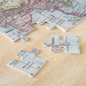 Puzzle Carte politique de l'Asie (1916) (Côté)