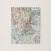 Puzzle Carte politique de l'Asie (1916) (Vertical)