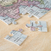 Puzzle Carte politique de l'Asie (1916) (Côté)