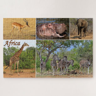 Puzzle Carte postale africaine