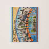 Puzzle Carte postale ancienne du Delaware 8x10 (Vertical)