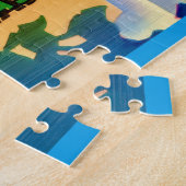 Puzzle Carte postale Boston colorée 11x14 (Côté)