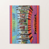 Puzzle Carte postale de Bethlehem PA (Vertical)