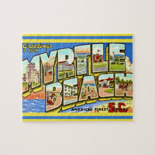 Puzzle Carte postale de Myrtle Beach 8x10