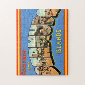 Puzzle Carte postale de salutations des Bermudes (Vertical)