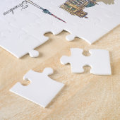 Puzzle Carte préférée de Berlin avec des points (Côté)