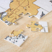 Puzzle Carte raciale de l'Europe (Côté)