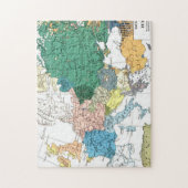 Puzzle Carte raciale de l'Europe (Vertical)