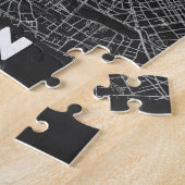 Puzzle Carte Rétro de Milan Italie (Côté)