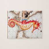 PUZZLE CARTE ROUGE II DE LA MER (Horizontal)