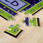 PUZZLE CARTE TAROT - LE MONDE (Côté)