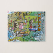 Puzzle Carte Texas USA (Horizontal)