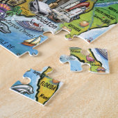 Puzzle Carte Texas USA (Côté)