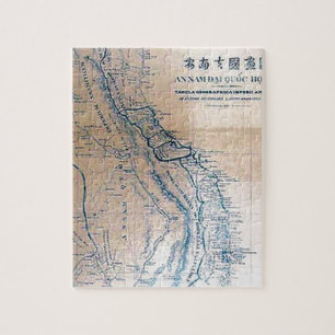 Puzzle Carte vietnamienne antique