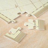 Puzzle Carte vintage 1796 des Amériques, version Sepia (Côté)