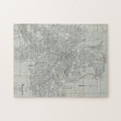 Puzzle Carte vintage d'Akron Ohio (1917) (Horizontal)