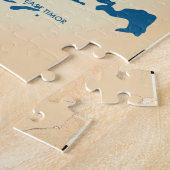 Puzzle Carte Vintage d'Asie (Côté)