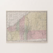 Puzzle Carte vintage de Alberta Canada (1912) (Horizontal)