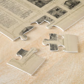 Puzzle Carte vintage de Atlantic City NJ (1900) (Côté)