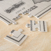 Puzzle Carte vintage de Baltimore MD (1873) (Côté)