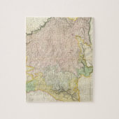 Puzzle Carte vintage de Bavière Allemagne (1814) (Vertical)