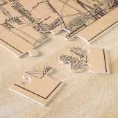 Puzzle Carte vintage de Berlin Allemagne (1907) (Côté)