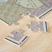 Puzzle Carte vintage de Brooklyn NY (1889) (Côté)