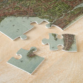 Puzzle Carte vintage de Brooklyn NY (1908) (Côté)