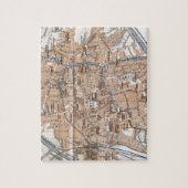 Puzzle Carte vintage de Bruges (1905) (Vertical)