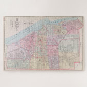 Puzzle Carte vintage de Buffalo NY (1915) (Horizontal)