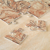 Puzzle Carte vintage de Charlottesville la Virginie (Côté)