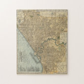 Puzzle Carte vintage de Cleveland OH (1894) (Vertical)