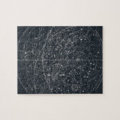 Puzzle Carte vintage de constellation (Horizontal)