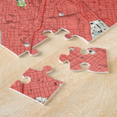 Puzzle Carte vintage de Dallas Texas (1958) 2 (Côté)