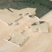 Puzzle Carte vintage de DC de Washington (1793) (Côté)