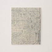 Puzzle Carte vintage de Detroit (1895) (Vertical)